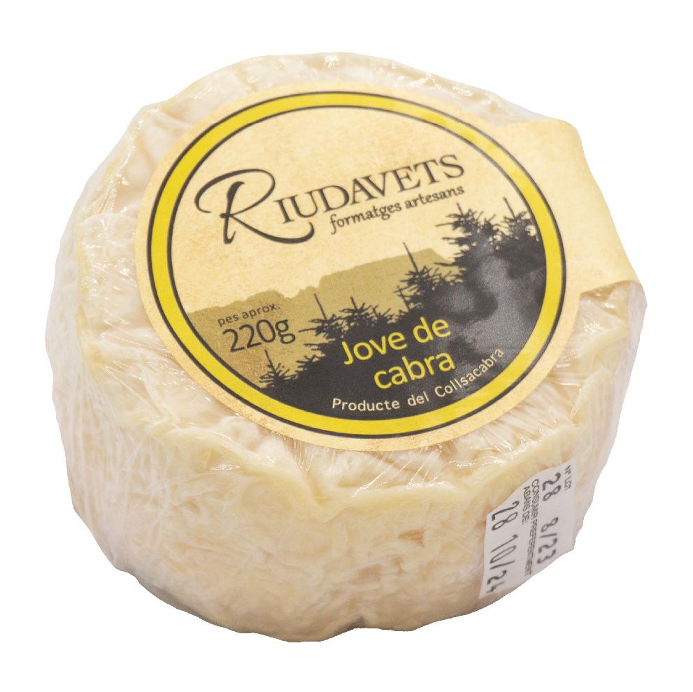 Formatge Cabra Jove Riudavets ±200G, Kg