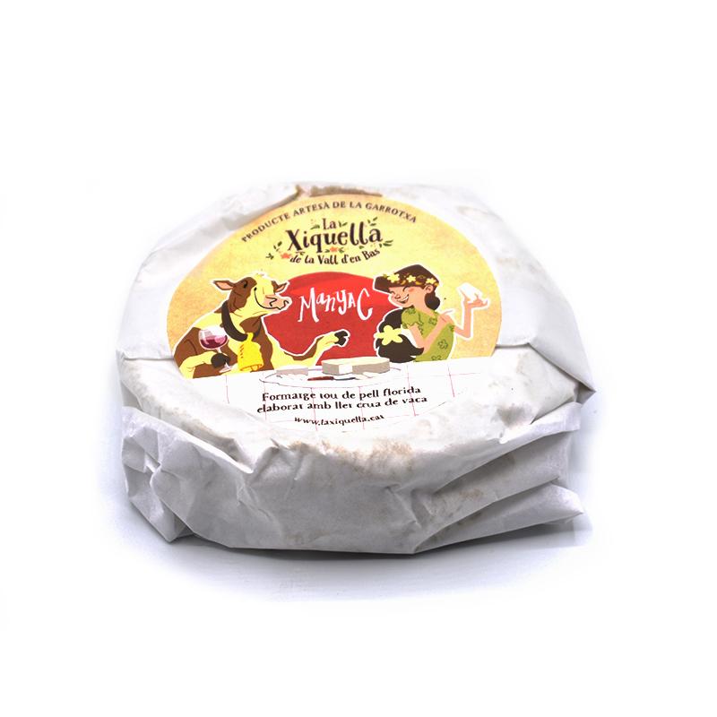 Queso Vaca Manyac Blando Piel Florecida 1un