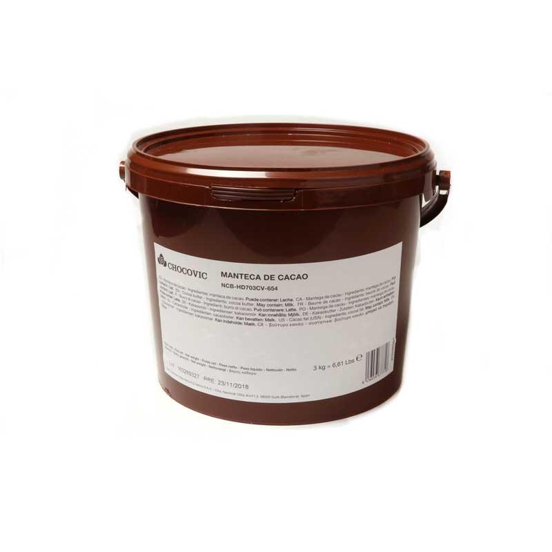 Mantega Cacao Chocovic 3Kg