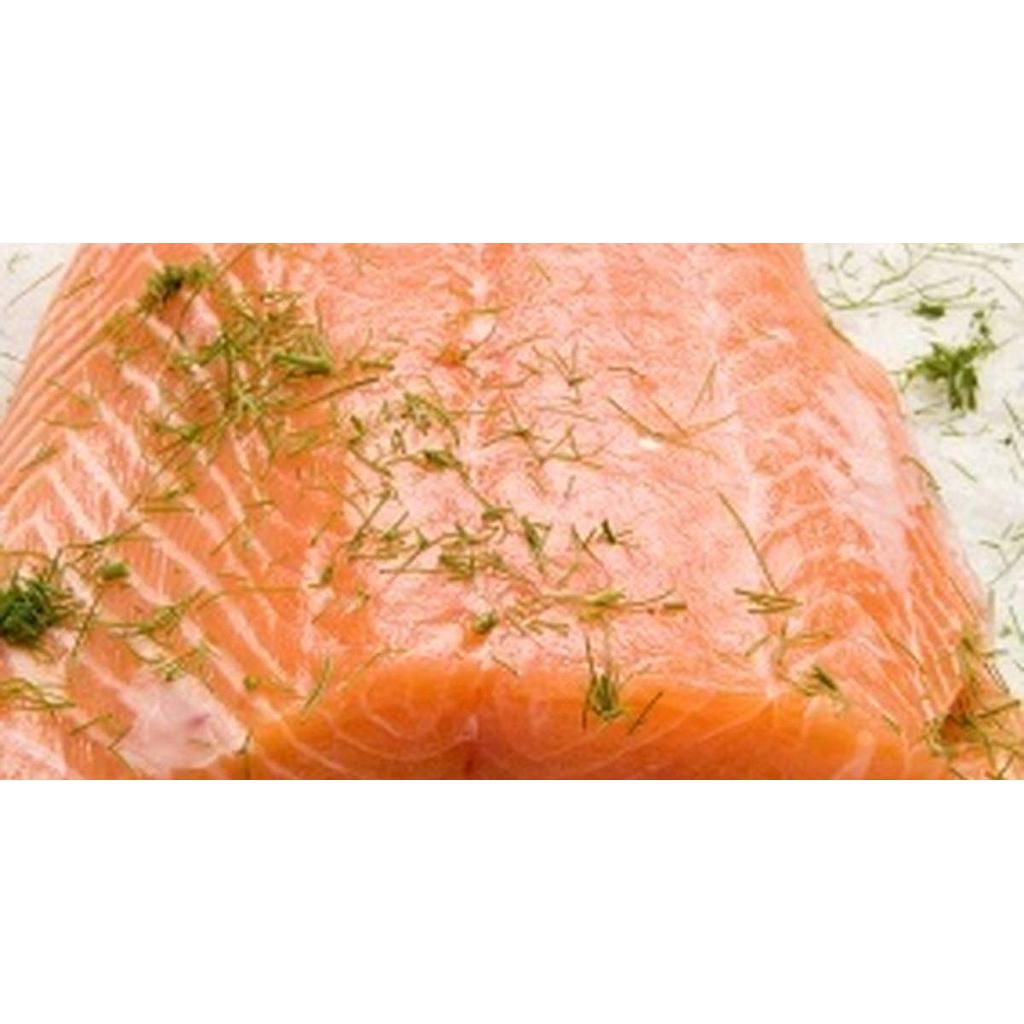 Salmon Precortado Marinado con Eneldo