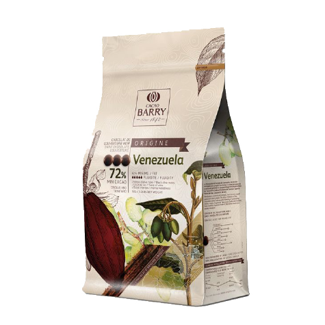 Xocolata Venezuela Barry 72% Gotes 1Kg