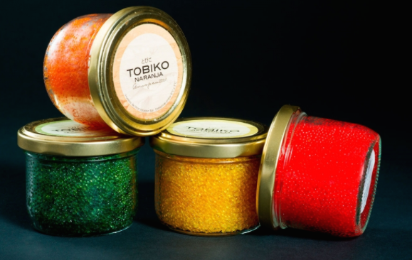 Huevas de Pez Volador Tobiko Negro 80 Grs W