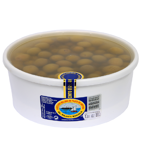 Aceituna Rellena Anchoa Xillu T/100un