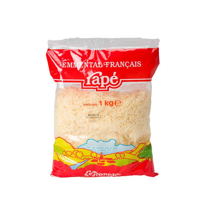 Formatge Vaca Emmental Ratllat B/1Kg