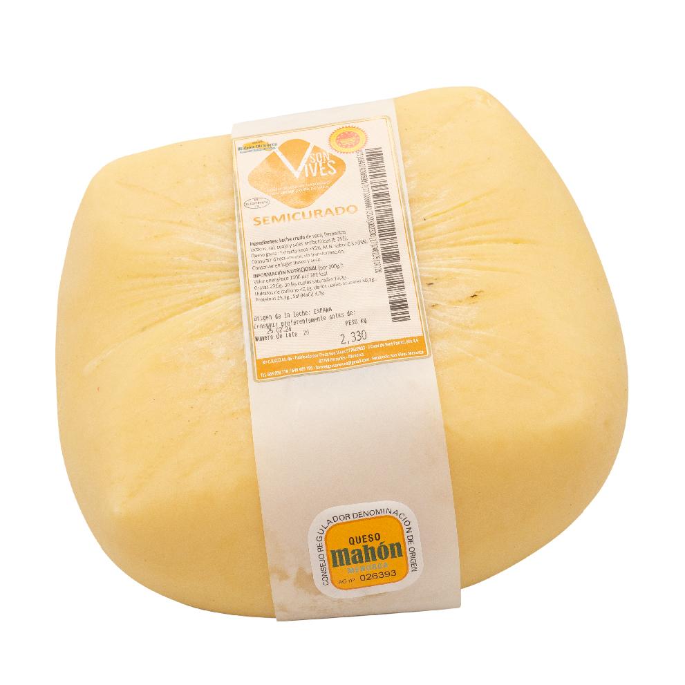 Formatge Vaca Maó Artesà Son Vives 2.3Kg, Kg